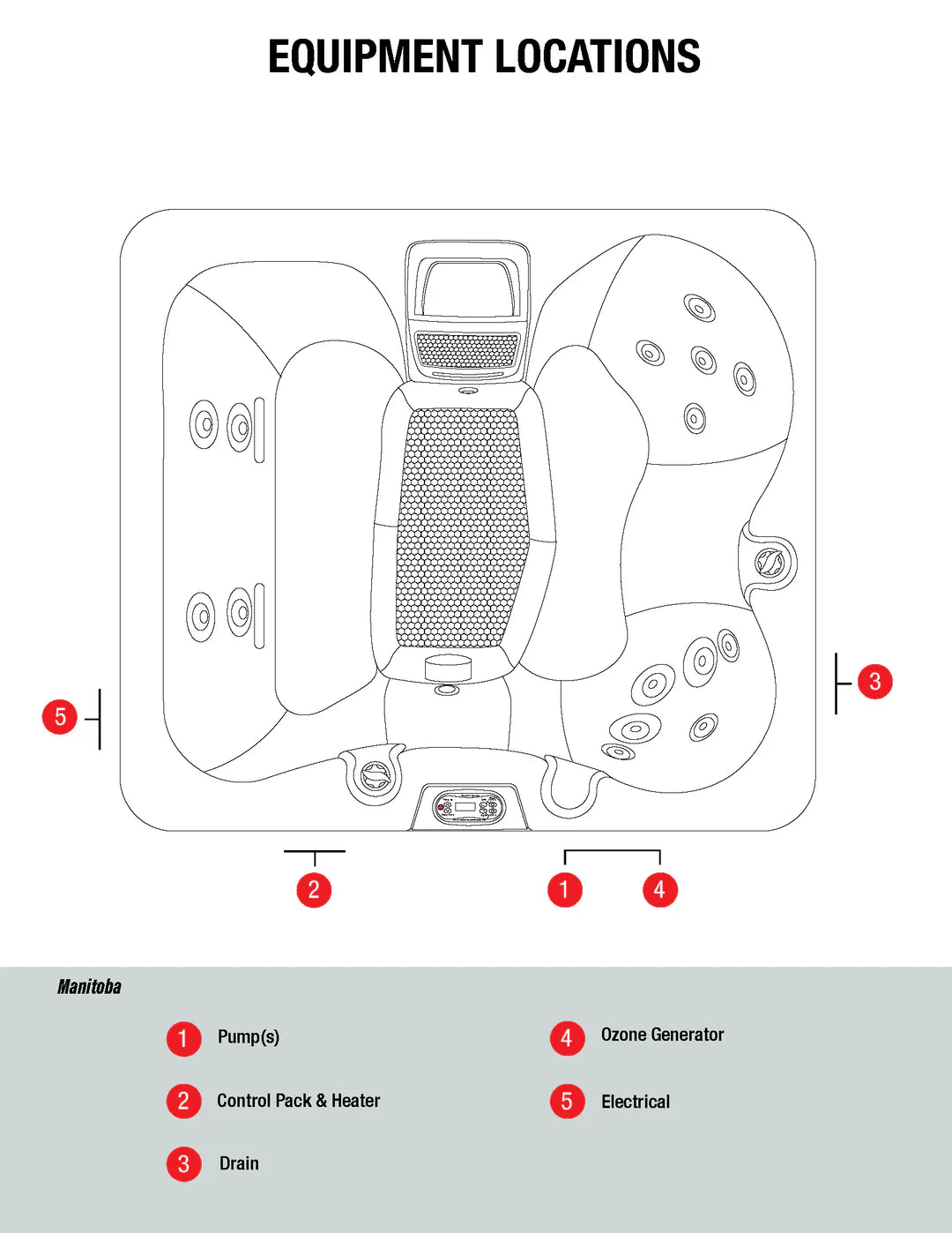 Canadian Spa Company Manitoba 4-Person 15-Jet Portable Hot Tub