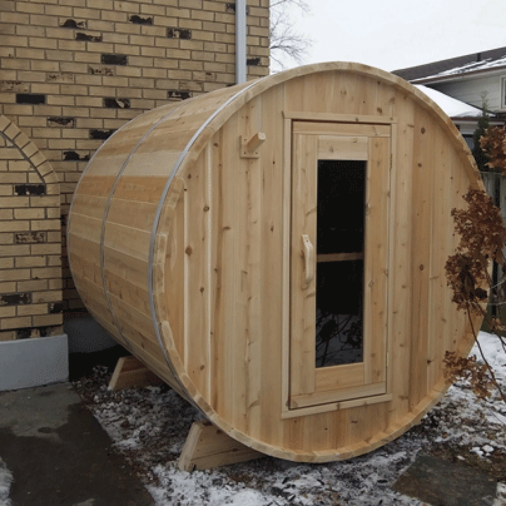 Dundalk Leisurecraft Canadian Timber Harmony 4 Person White Cedar Sauna