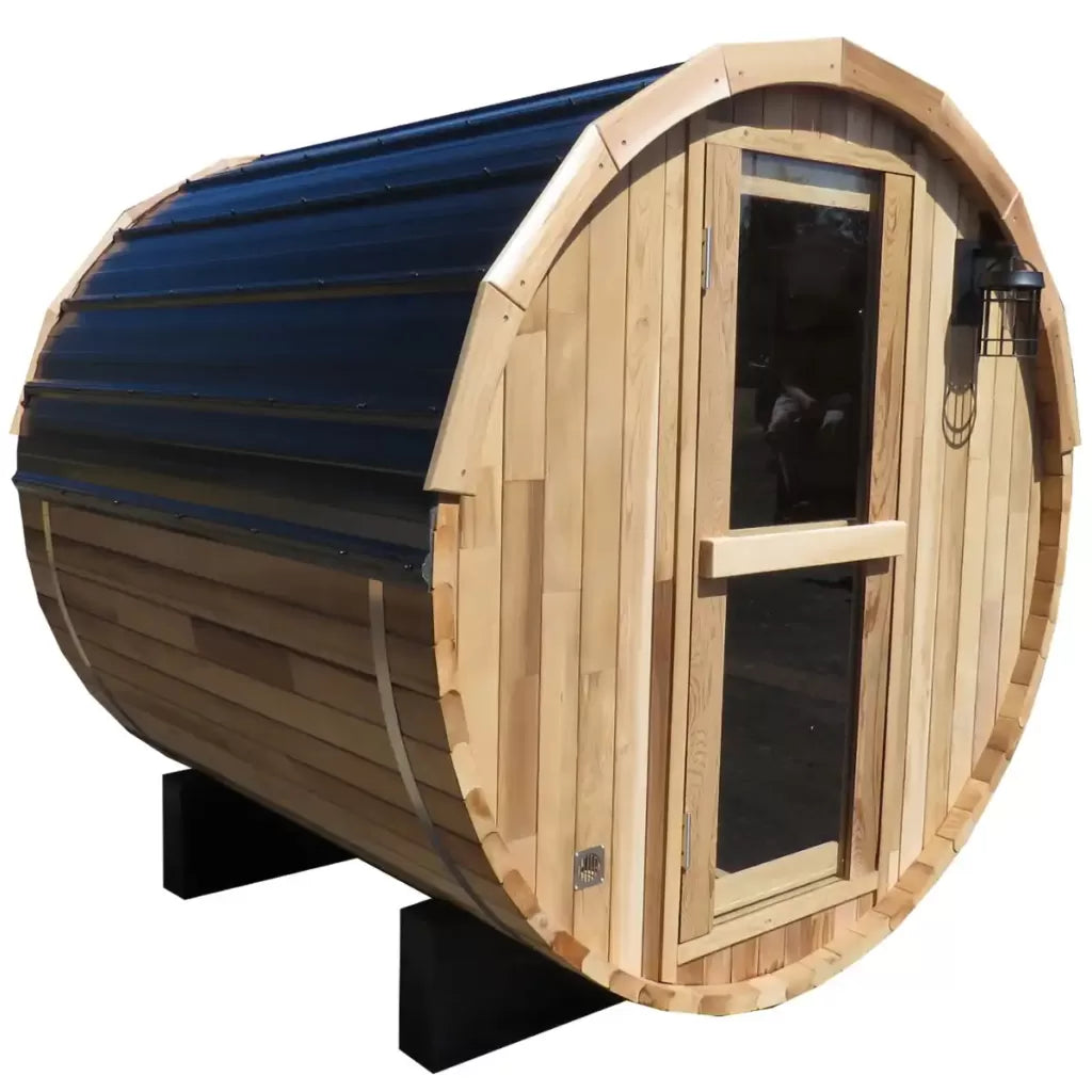 Cedar Heaven Barrel Sauna DIY Kit – Build Your Own Premium Outdoor Sauna