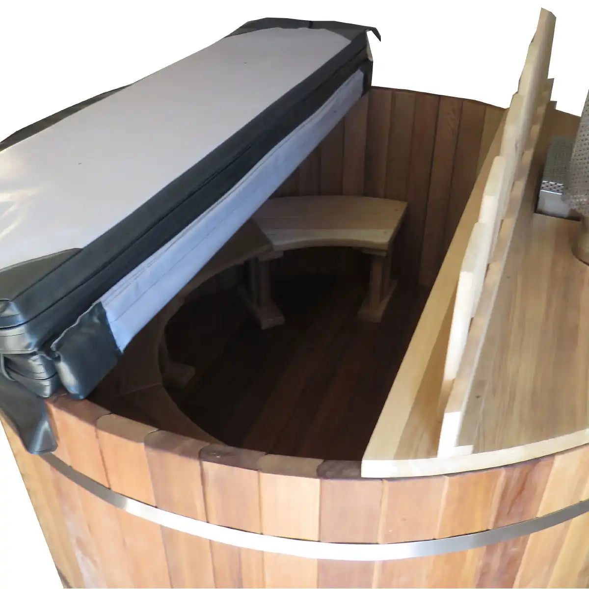 Cedar Heaven The Pit Hot Tub – Rustic Wood-Burning Hot Tub for Ultimate Relaxation
