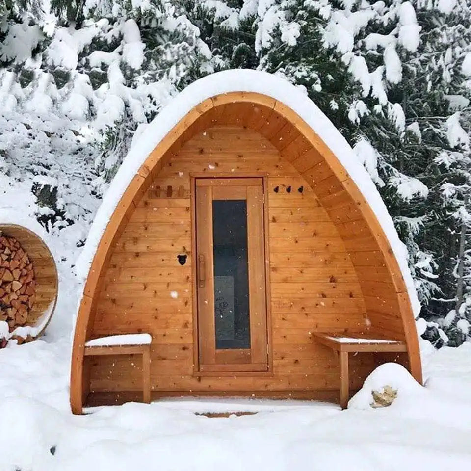 Cedar Heaven Outdoor Mini Sauna – Compact & Efficient Outdoor Sauna for Relaxation & Wellness