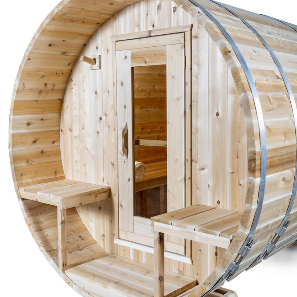 Dundalk Leisurecraft Canadian Timber Serenity 2 to 4 person Eastern White Cedar Sauna