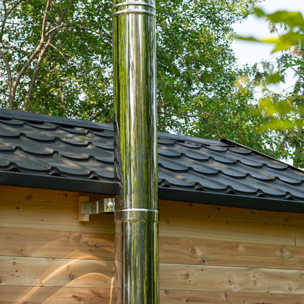 Dundalk Leisurecraft Canadian Timber Georgian Cabin Sauna with Changeroom