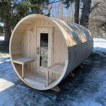 Dundalk Leisurecraft Canadian Timber Serenity 2 to 4 person Eastern White Cedar Sauna