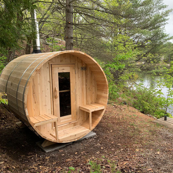 Dundalk Leisurecraft Canadian Timber Serenity 2 to 4 person Eastern White Cedar Sauna