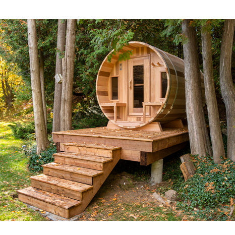 Dundalk Canadian Timber Tranquility Barrel Sauna