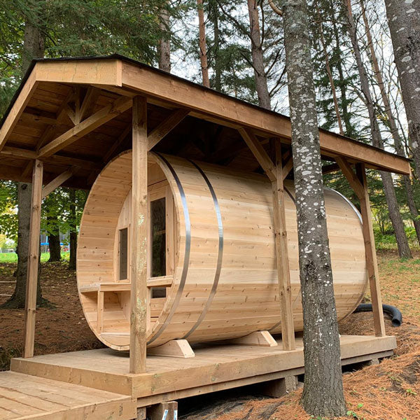 Dundalk Canadian Timber Tranquility Barrel Sauna