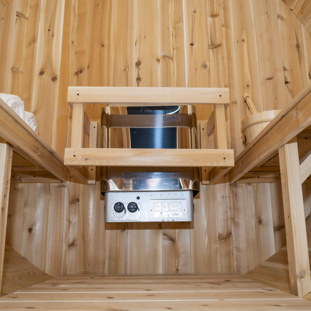Dundalk Leisurecraft Canadian Timber Harmony 4 Person White Cedar Sauna