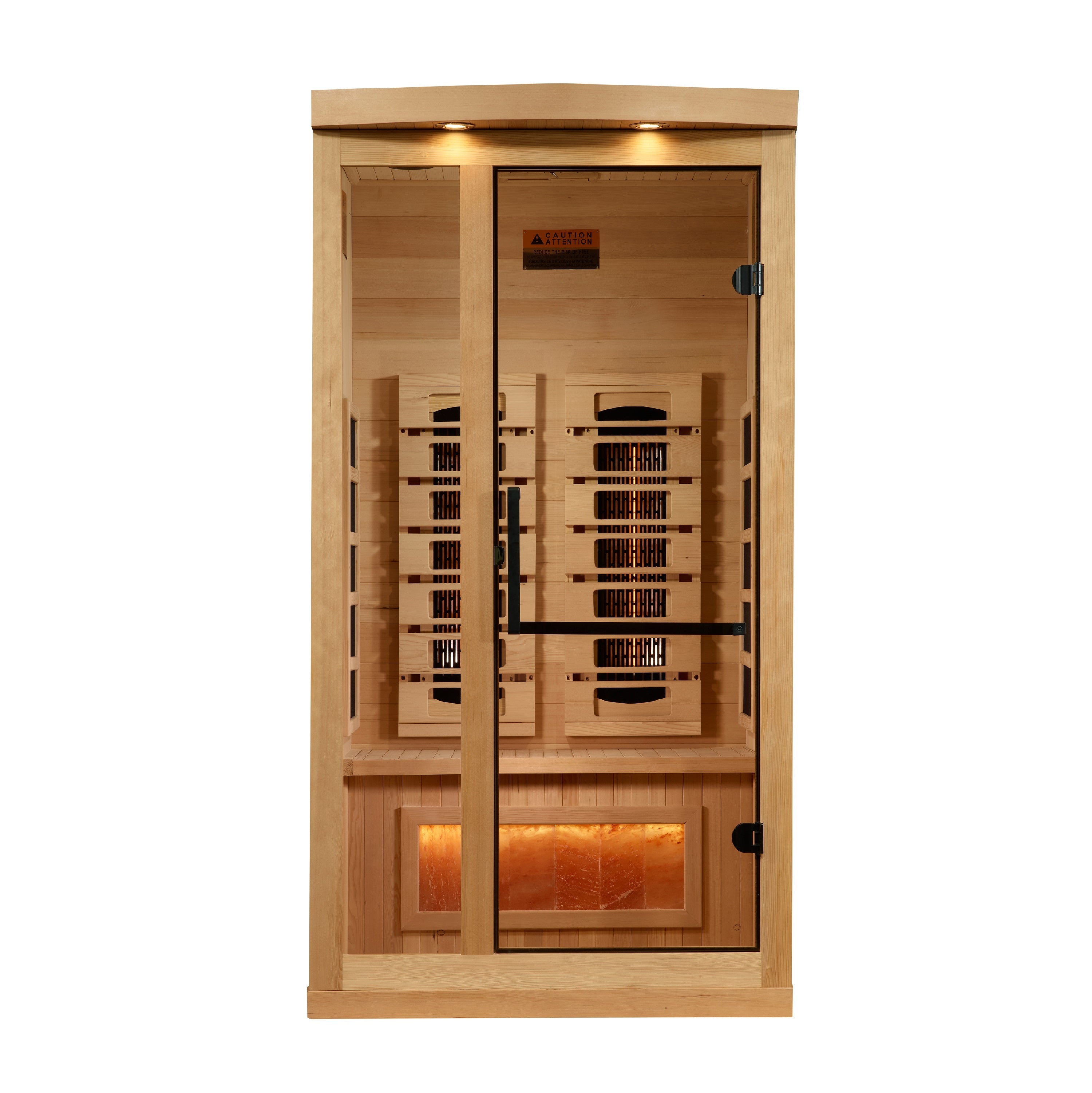 Golden Designs 2025 Reserve Edition GDI-8010-03 Full Spectrum Infrared Sauna with Himalayan Salt Bar