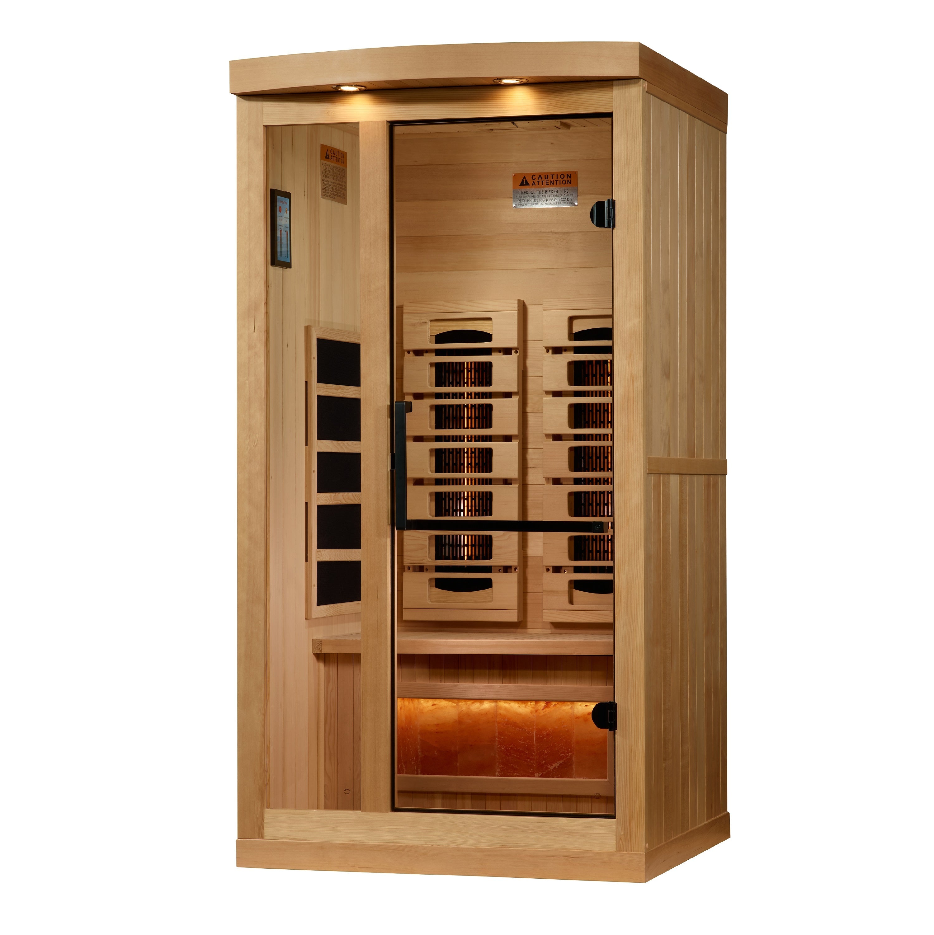 Golden Designs 2025 Reserve Edition GDI-8010-03 Full Spectrum Infrared Sauna with Himalayan Salt Bar