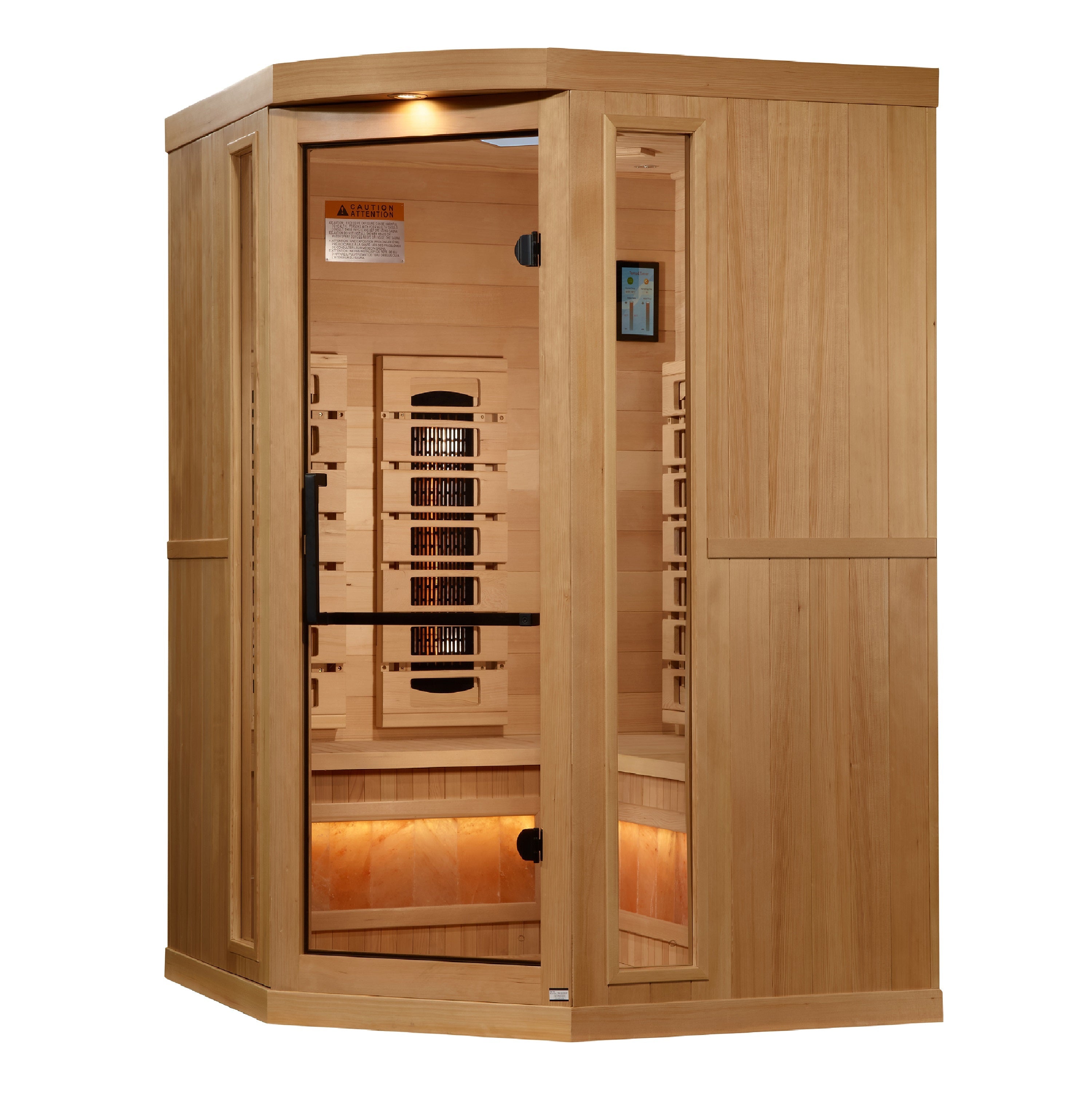 Golden Designs 2025 Reserve Edition GDI-8035-03 Full Spectrum Infrared Sauna with Himalayan Salt Bar