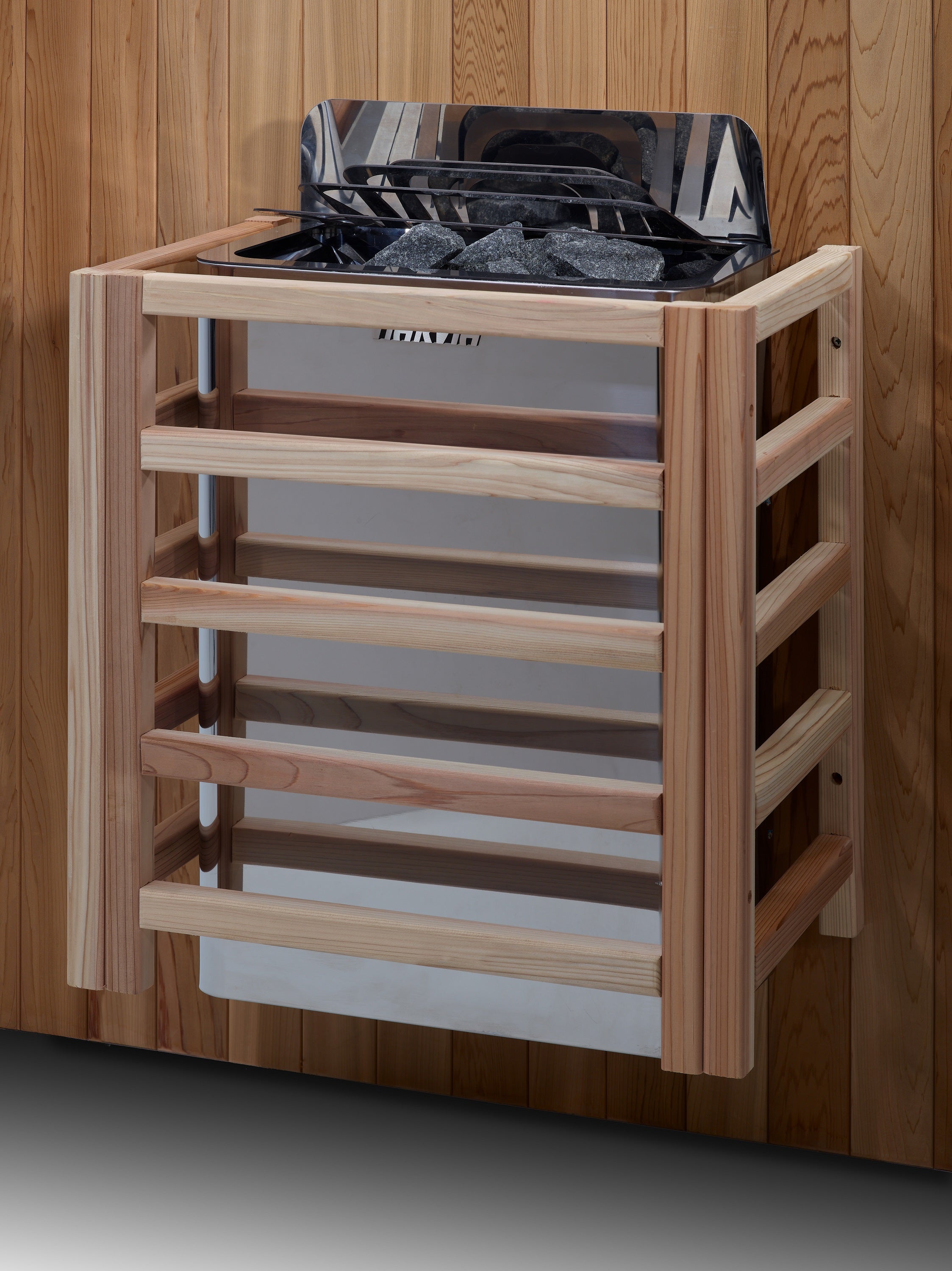 Golden Designs 2025 Toledo GDI-8360-01 6-Person Hybrid Sauna (Indoor) - Full Spectrum & Harvia Traditional Stove