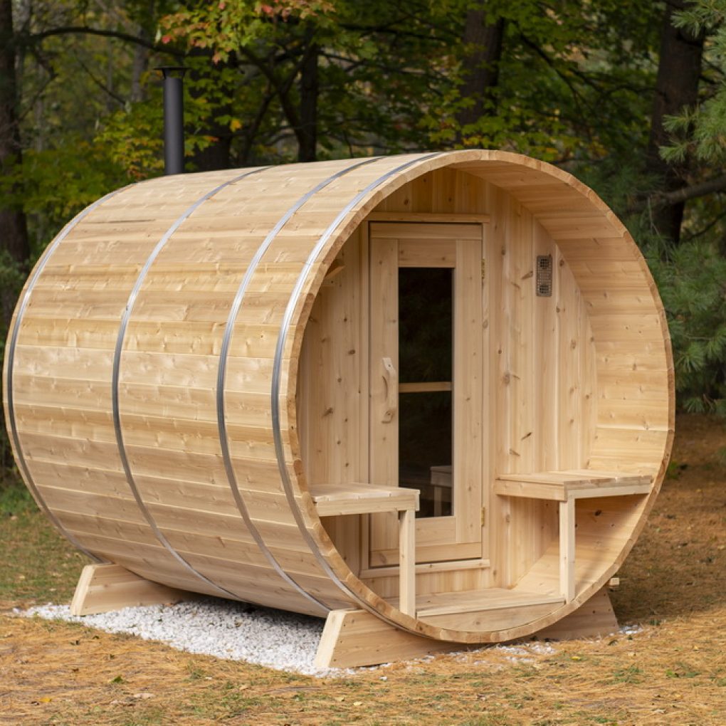 Dundalk Leisurecraft Canadian Timber Serenity 2 to 4 person Eastern White Cedar Sauna
