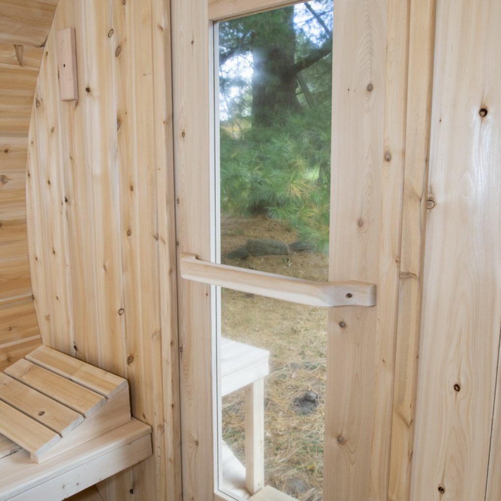 Dundalk Leisurecraft Canadian Timber Serenity 2 to 4 person Eastern White Cedar Sauna