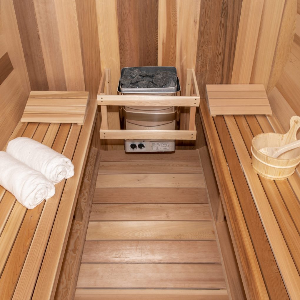 Dundalk Canadian Timber Tranquility Barrel Sauna