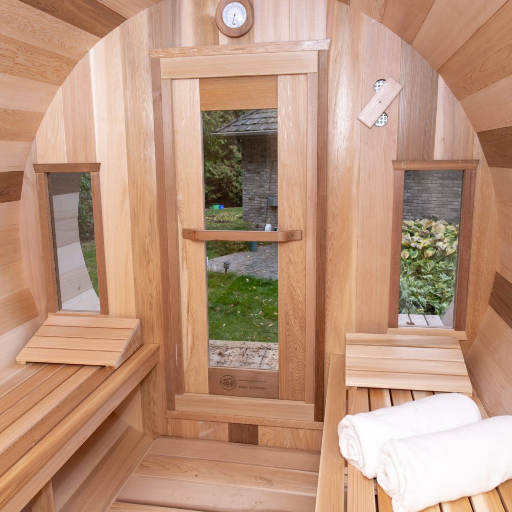 Dundalk Canadian Timber Tranquility Barrel Sauna