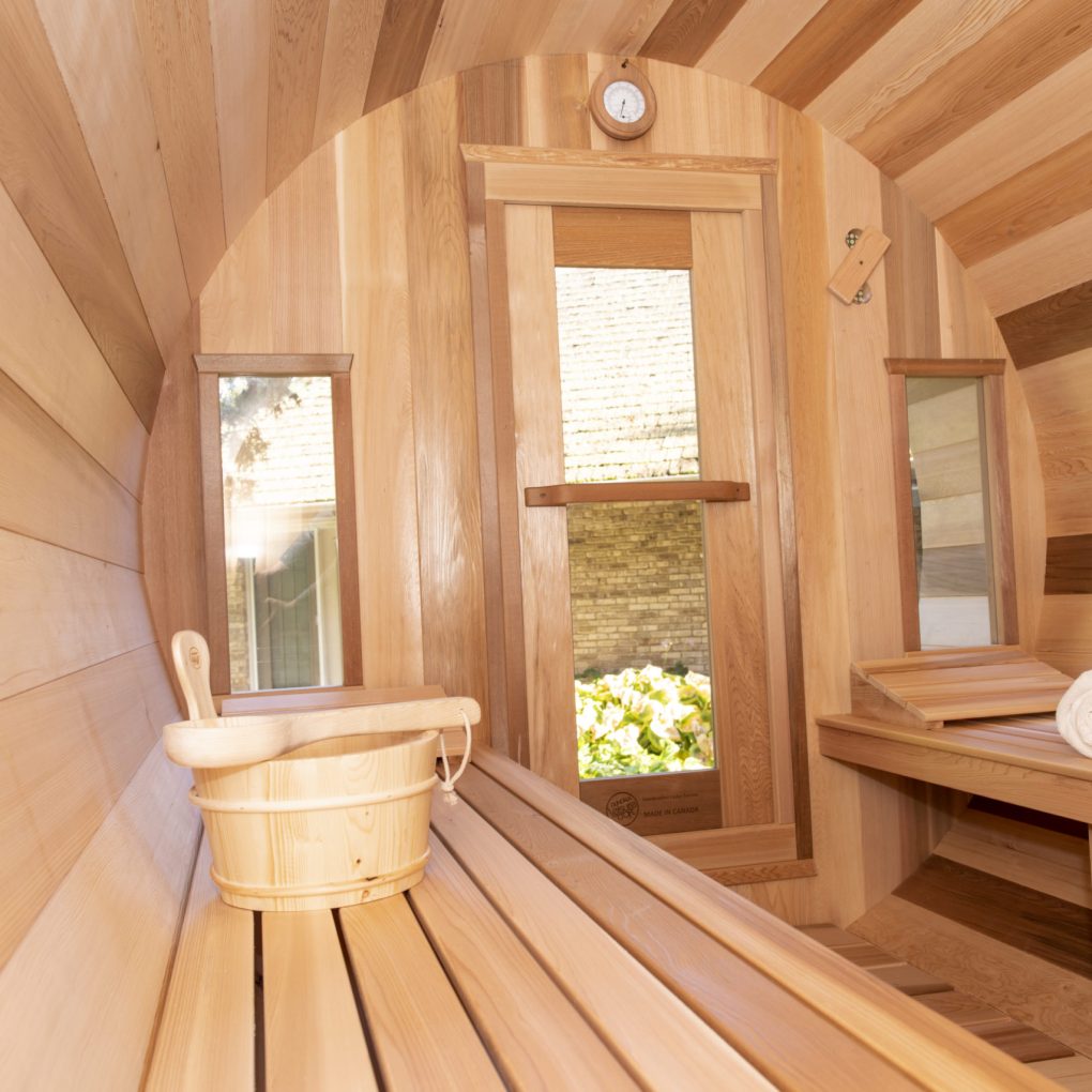Dundalk Canadian Timber Tranquility Barrel Sauna