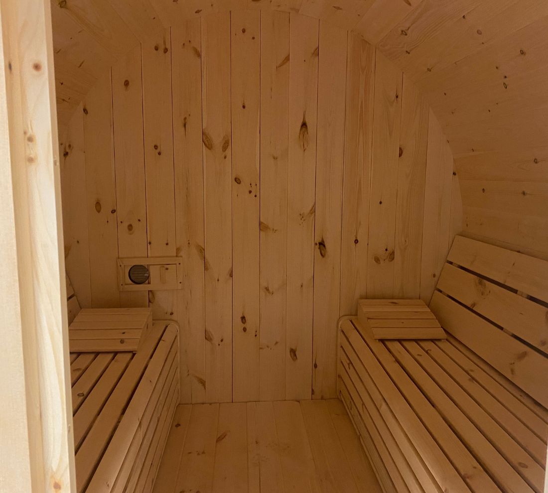 True North Barrel Outdoor Sauna - Red Cedar, White Cedar, Pine Wood