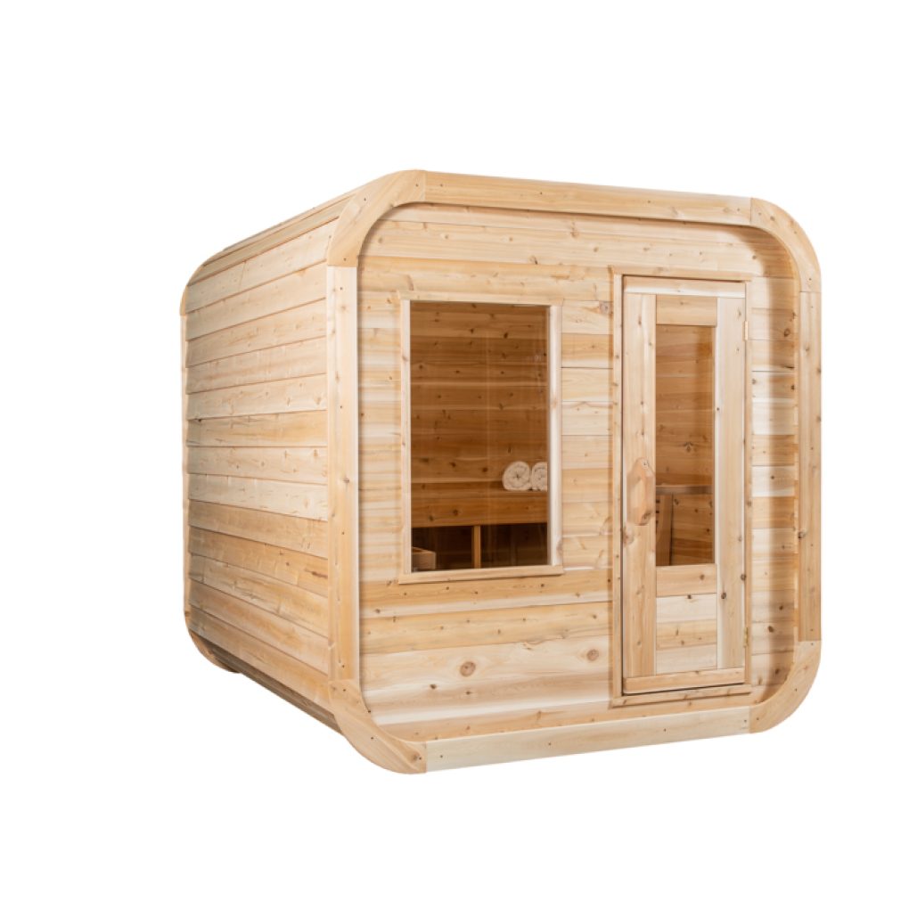 Dundalk Leisurecraft Canadian Timber Luna 2 to 3 Person White Cedar 6.5 Foot Sauna