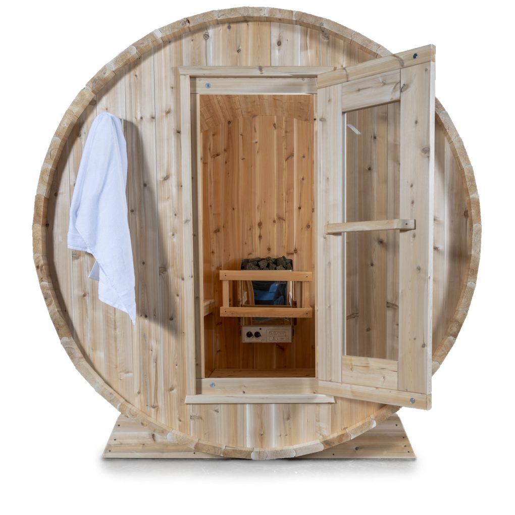 Dundalk Leisurecraft Canadian Timber Harmony 4 Person White Cedar Sauna