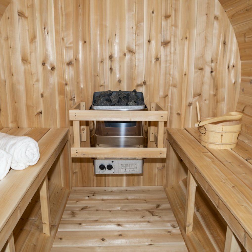 Dundalk Leisurecraft Canadian Timber Serenity 2 to 4 person Eastern White Cedar Sauna