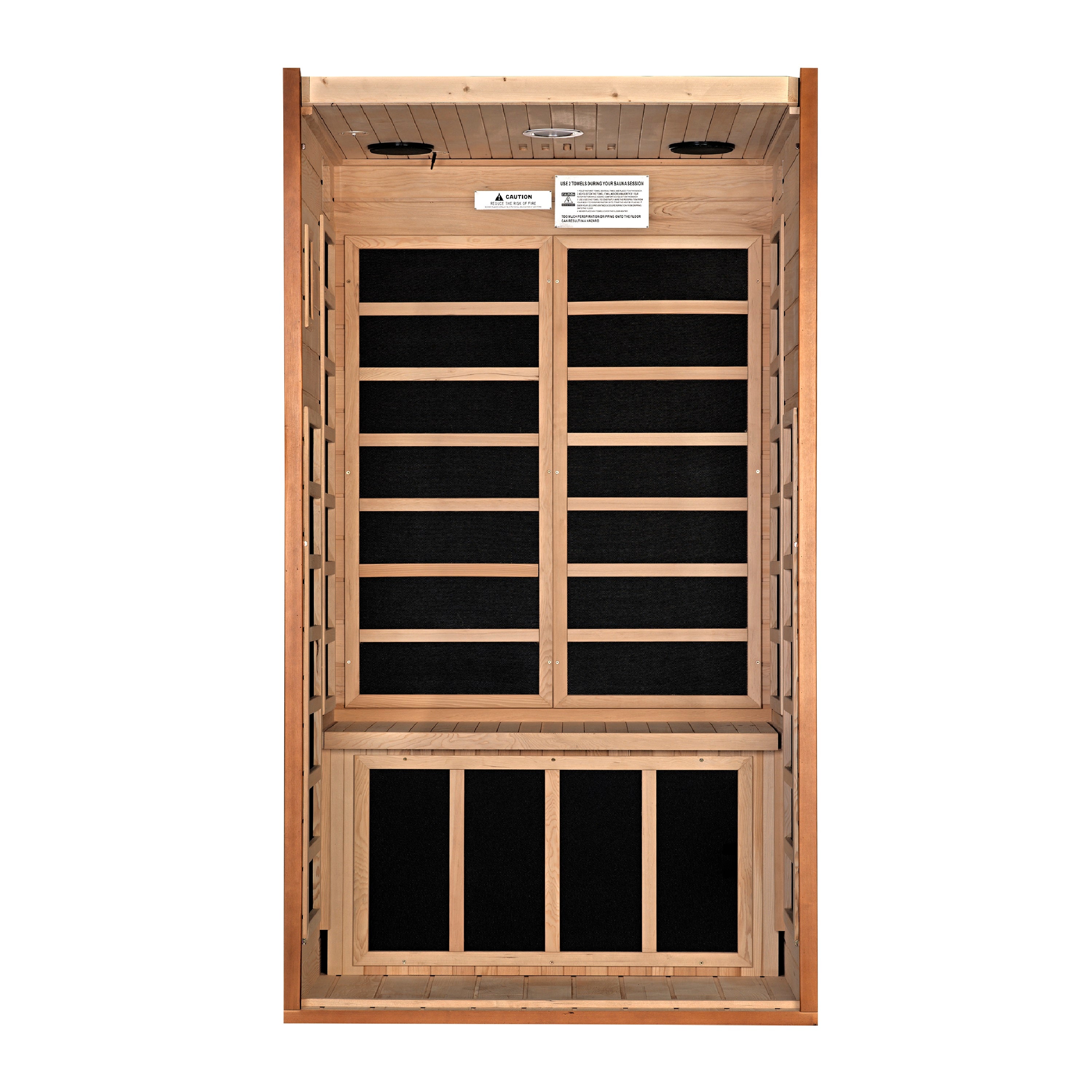 Golden Designs DYN-6103-01 Avila 1-2 Person Low EMF FAR Infrared Sauna