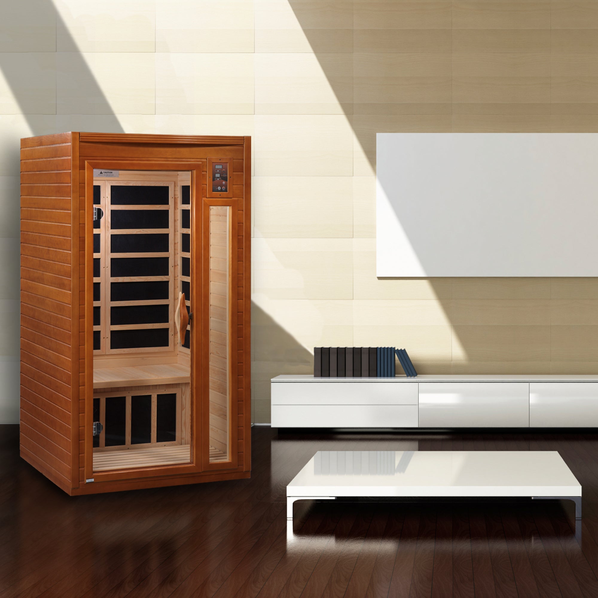 Golden Designs Inc DYN-6106-01 Dynamic Low EMF Far Infrared Sauna, Barcelona Edition