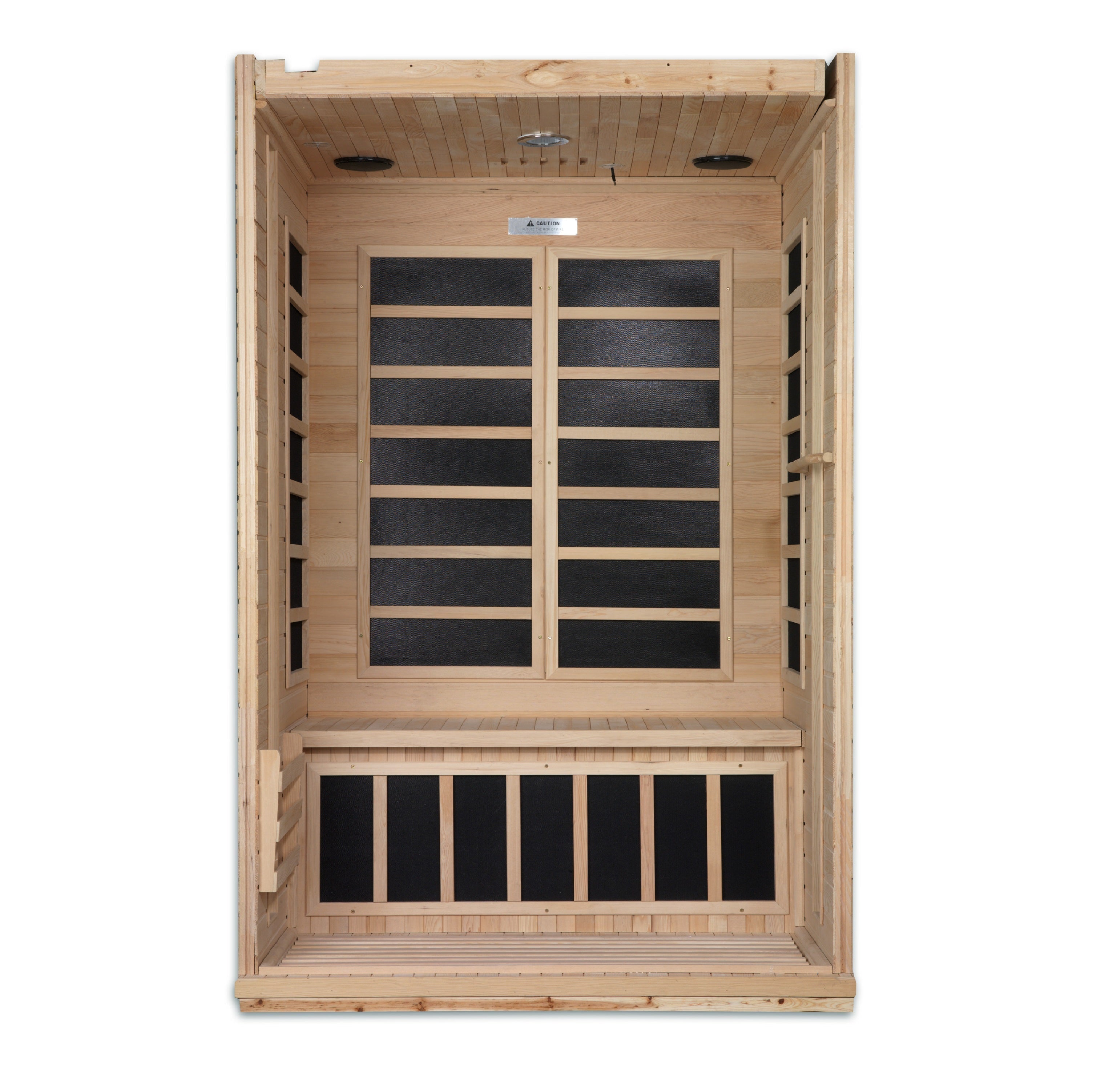 Golden Designs Dynamic Venice Edition 2-Person Ultra Low EMF FAR Infrared Sauna (DYN-6210-01 Elite)