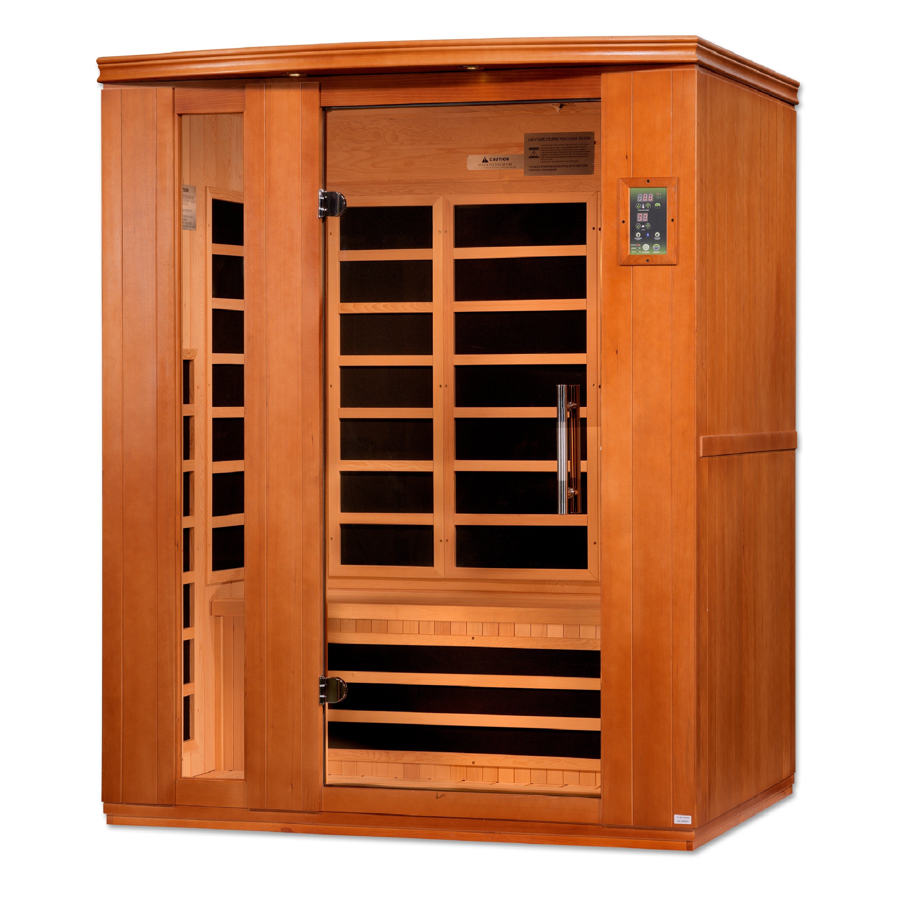 Golden Designs Inc DYN-6336-02 Dynamic Low EMF Far Infrared Sauna, Lugano Edition