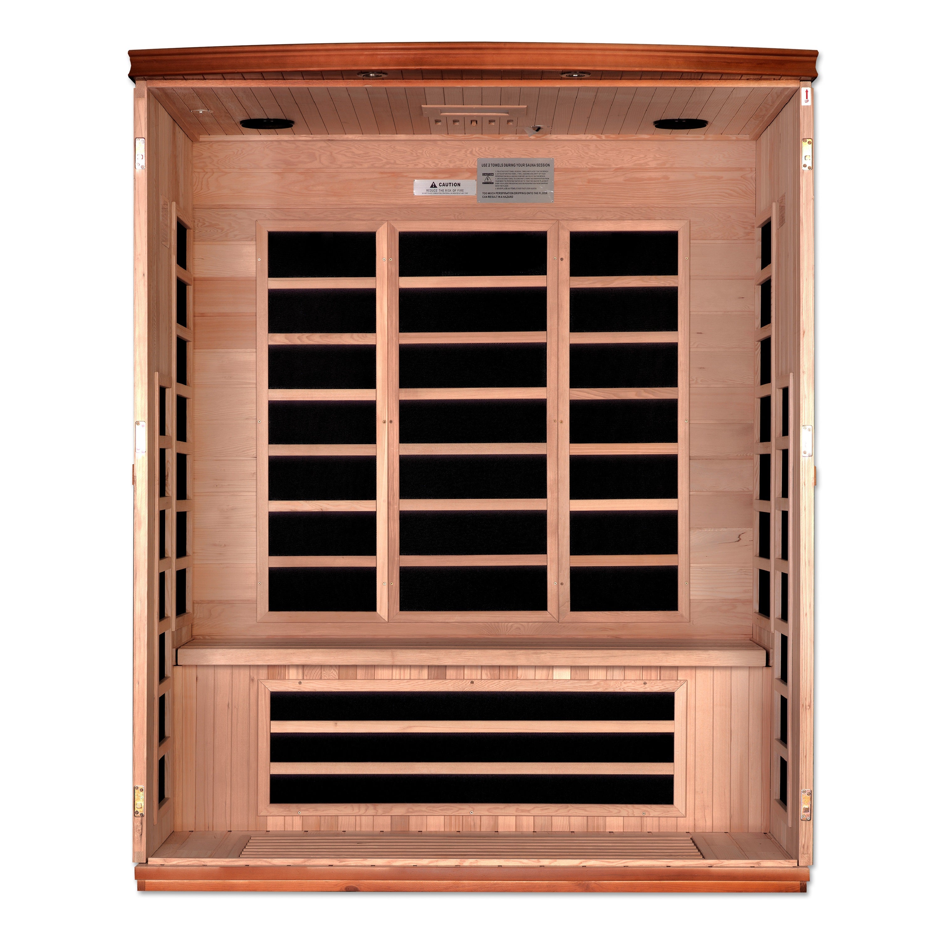 Golden Designs Inc DYN-6336-02 Dynamic Low EMF Far Infrared Sauna, Lugano Edition