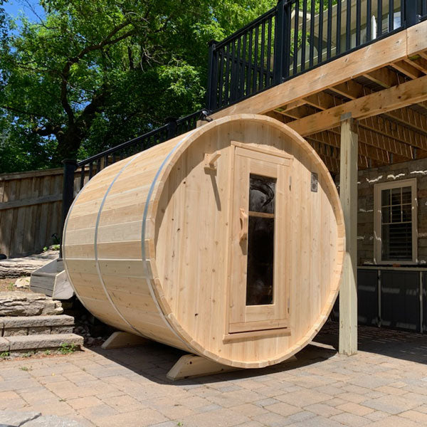 Dundalk Leisurecraft Canadian Timber Harmony 4 Person White Cedar Sauna