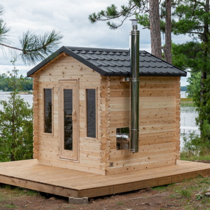 Dundalk Leisurecraft Canadian Timber Georgian Cabin Sauna