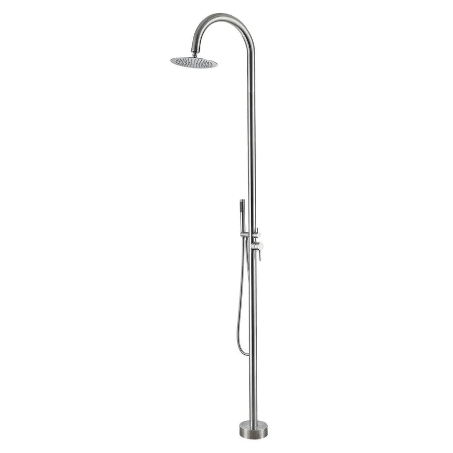 Mooroca Freestanding Outdoor Shower Panel With Hand Shower