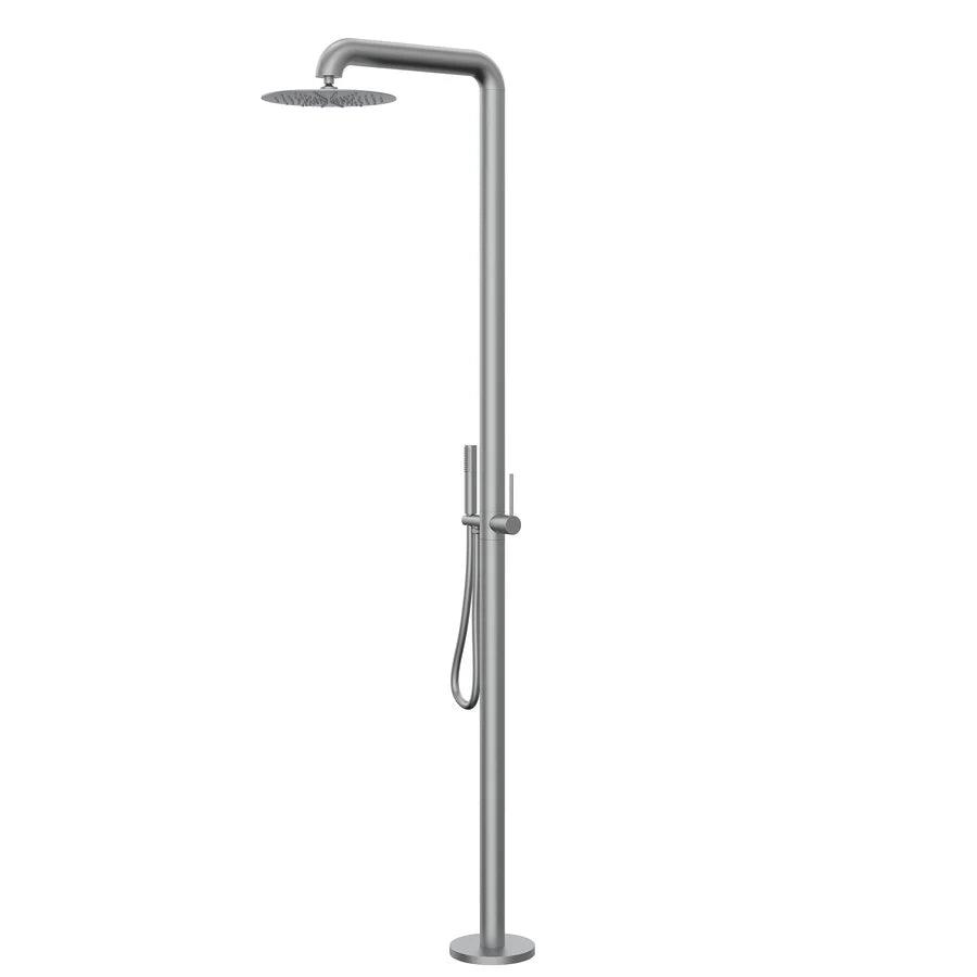 Mooroca Freestanding Outdoor Shower with Detachable Shower Head