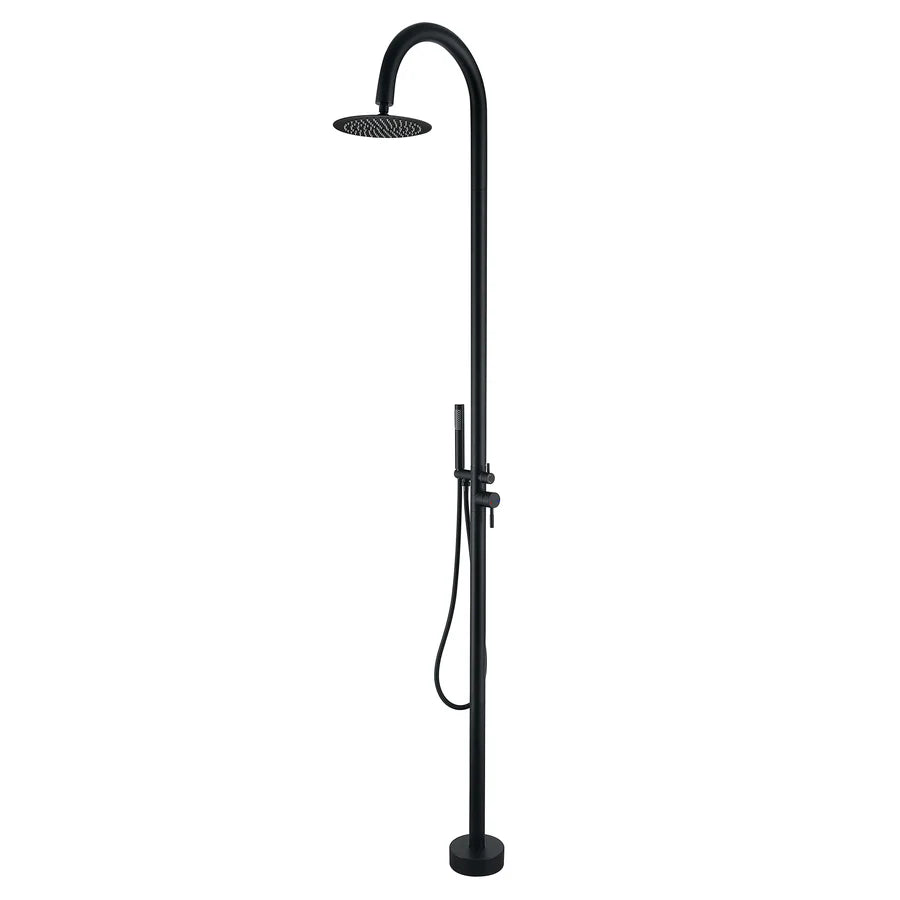 Mooroca Freestanding Outdoor Shower Panel With Hand Shower