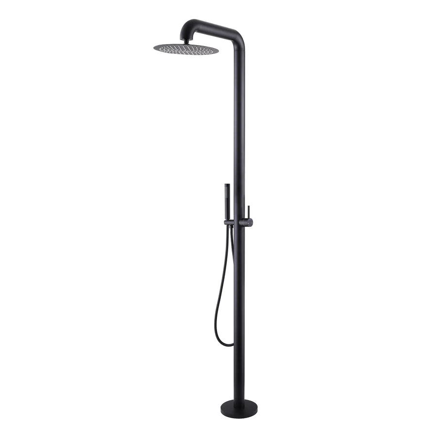 Mooroca Freestanding Outdoor Shower with Detachable Shower Head