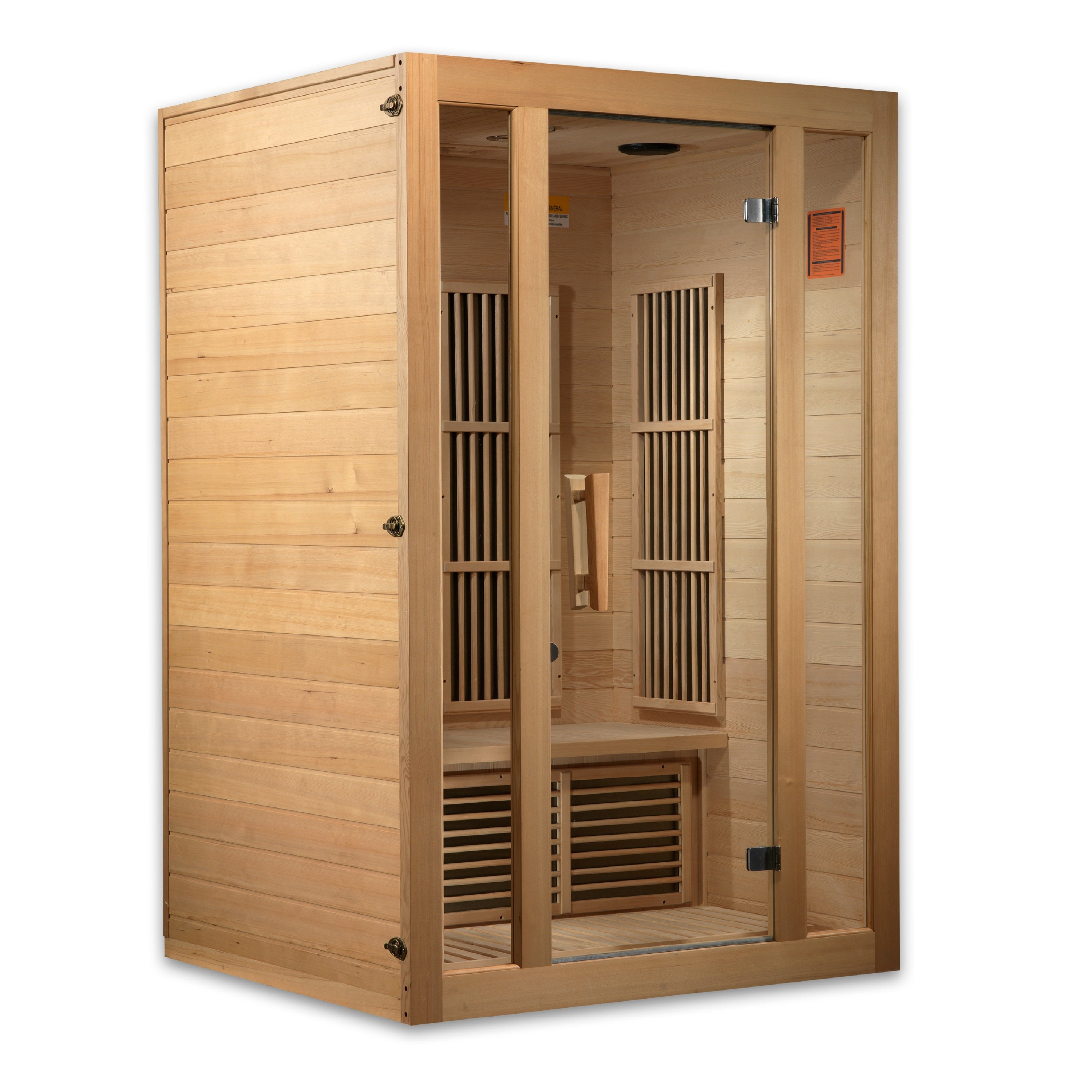 MX-J206-01 Maxxus "Seattle" 2 person Low EMF FAR Infrared Sauna Canadian Hemlock