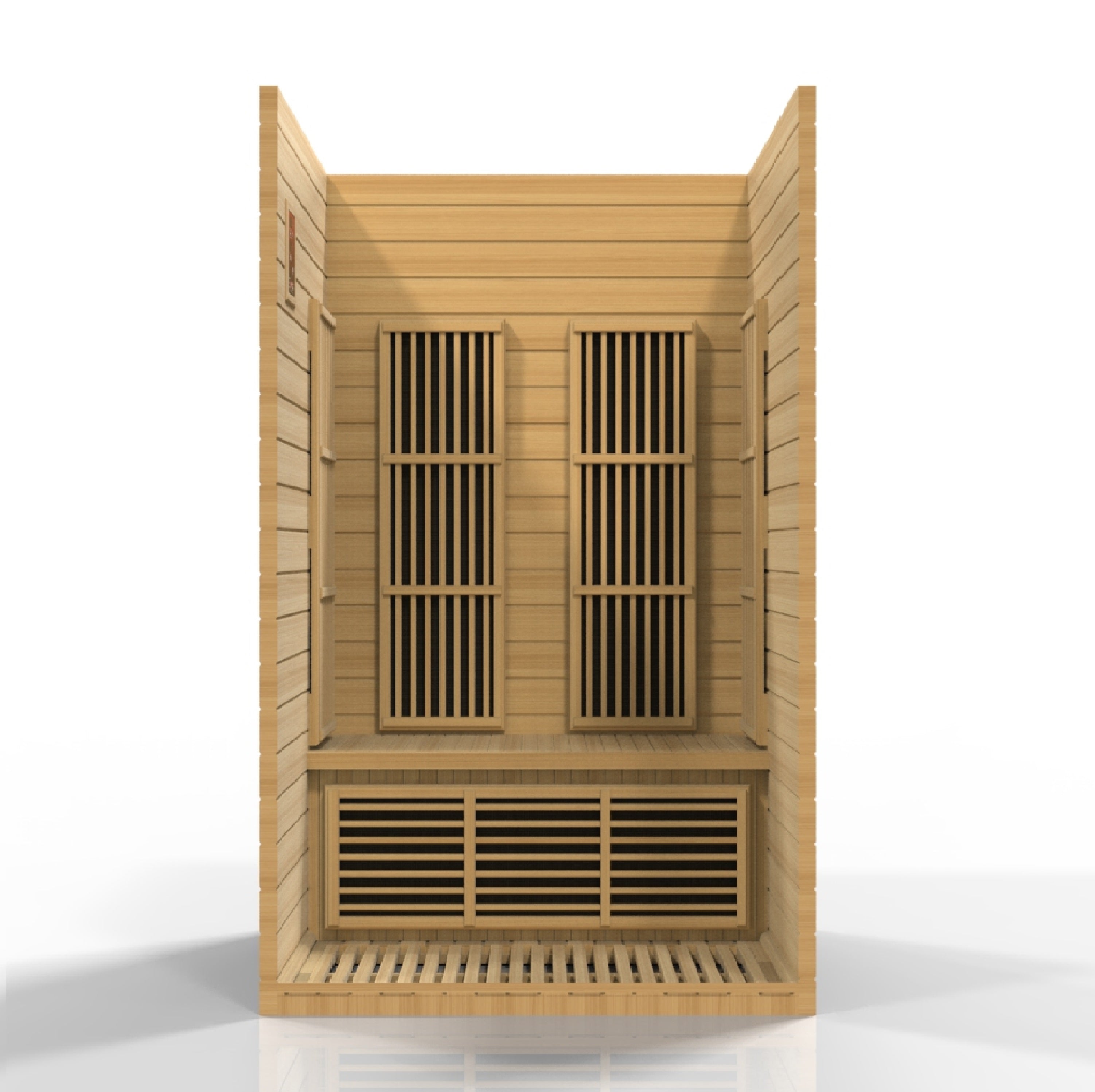 MX-J206-01 Maxxus "Seattle" 2 person Low EMF FAR Infrared Sauna Canadian Hemlock