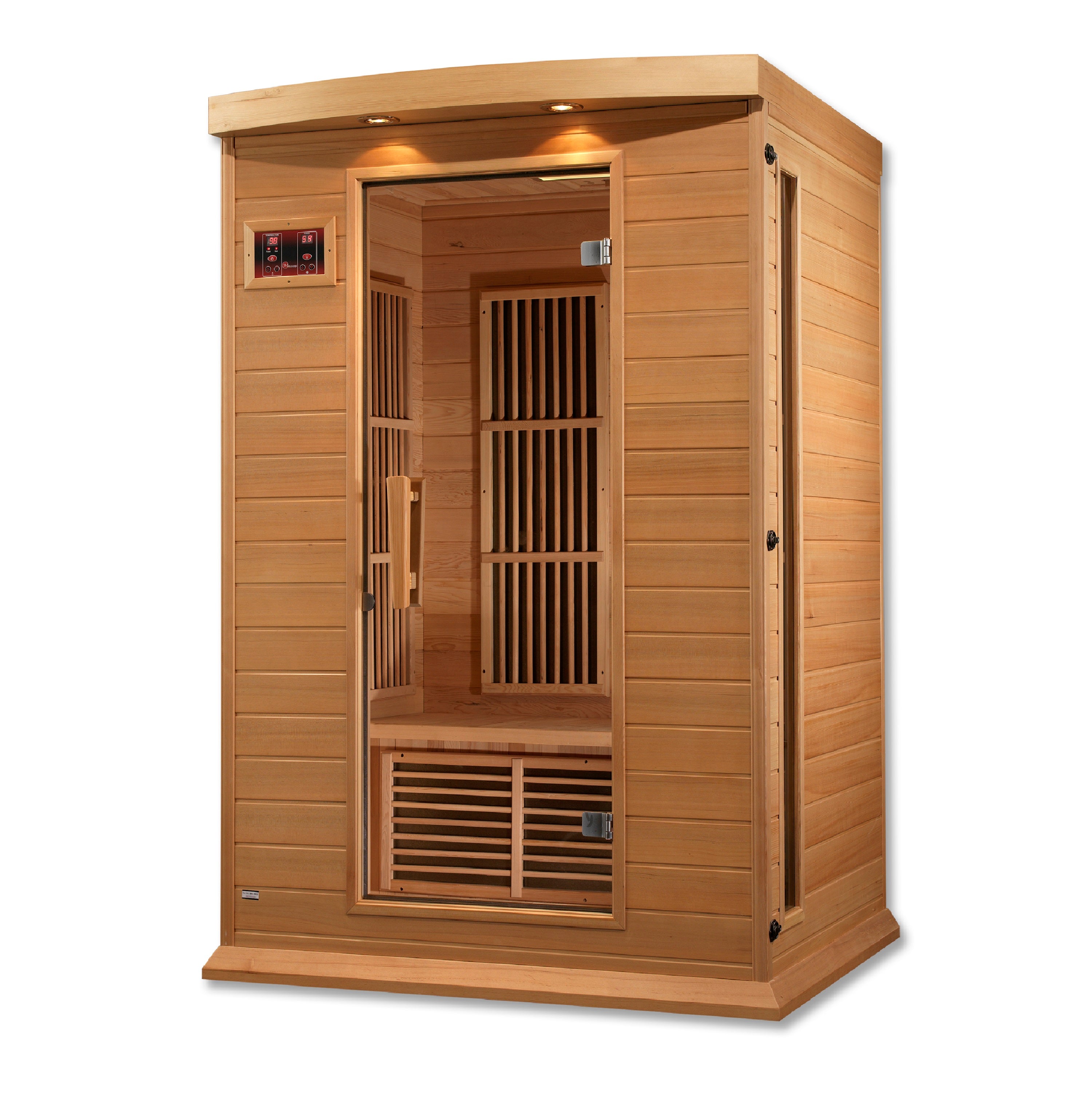 Golden Designs Inc MX-K206-01 Maxxus Low EMF FAR Infrared Sauna Canadian Hemlock