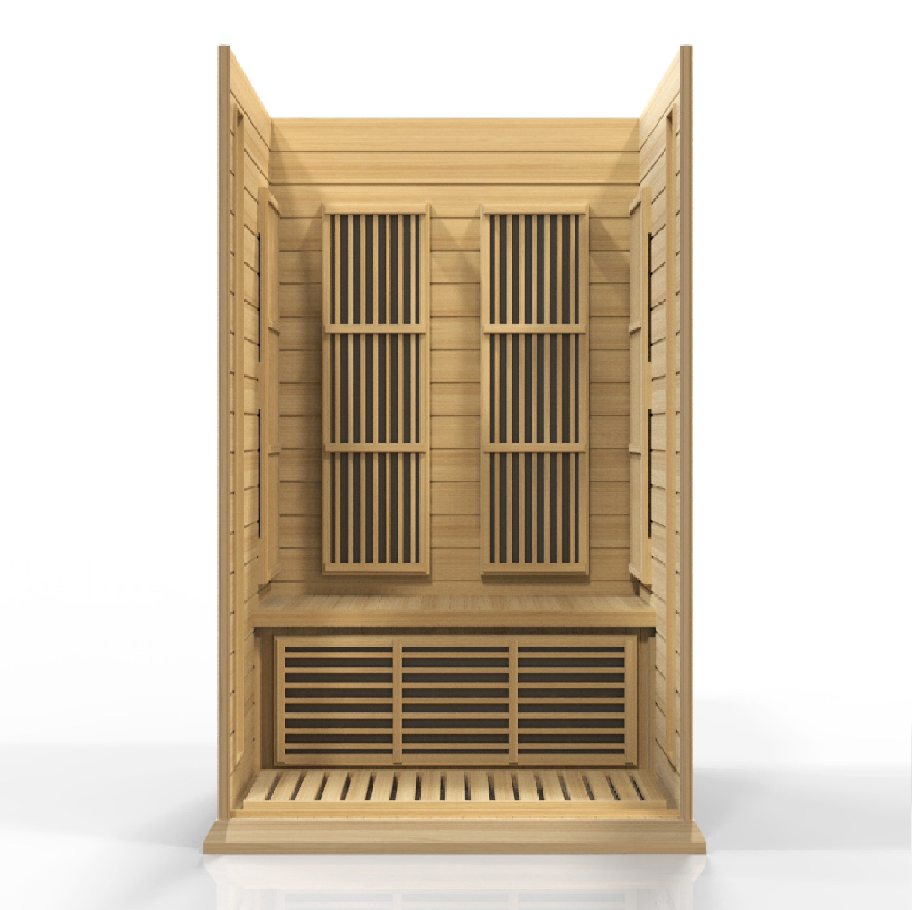 Golden Designs Inc MX-K206-01 Maxxus Low EMF FAR Infrared Sauna Canadian Hemlock