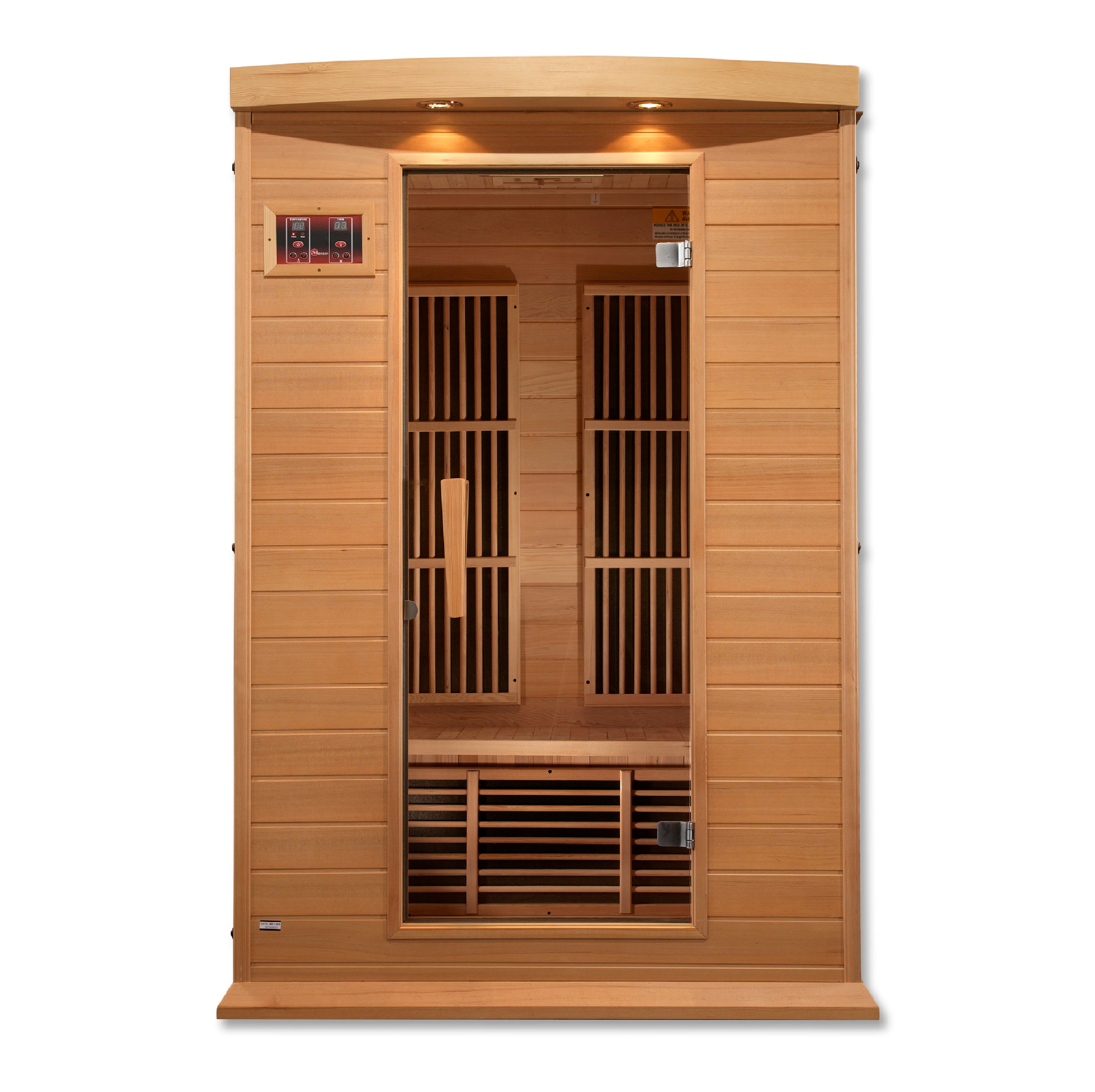 Golden Designs Inc MX-K206-01 Maxxus Low EMF FAR Infrared Sauna Canadian Hemlock