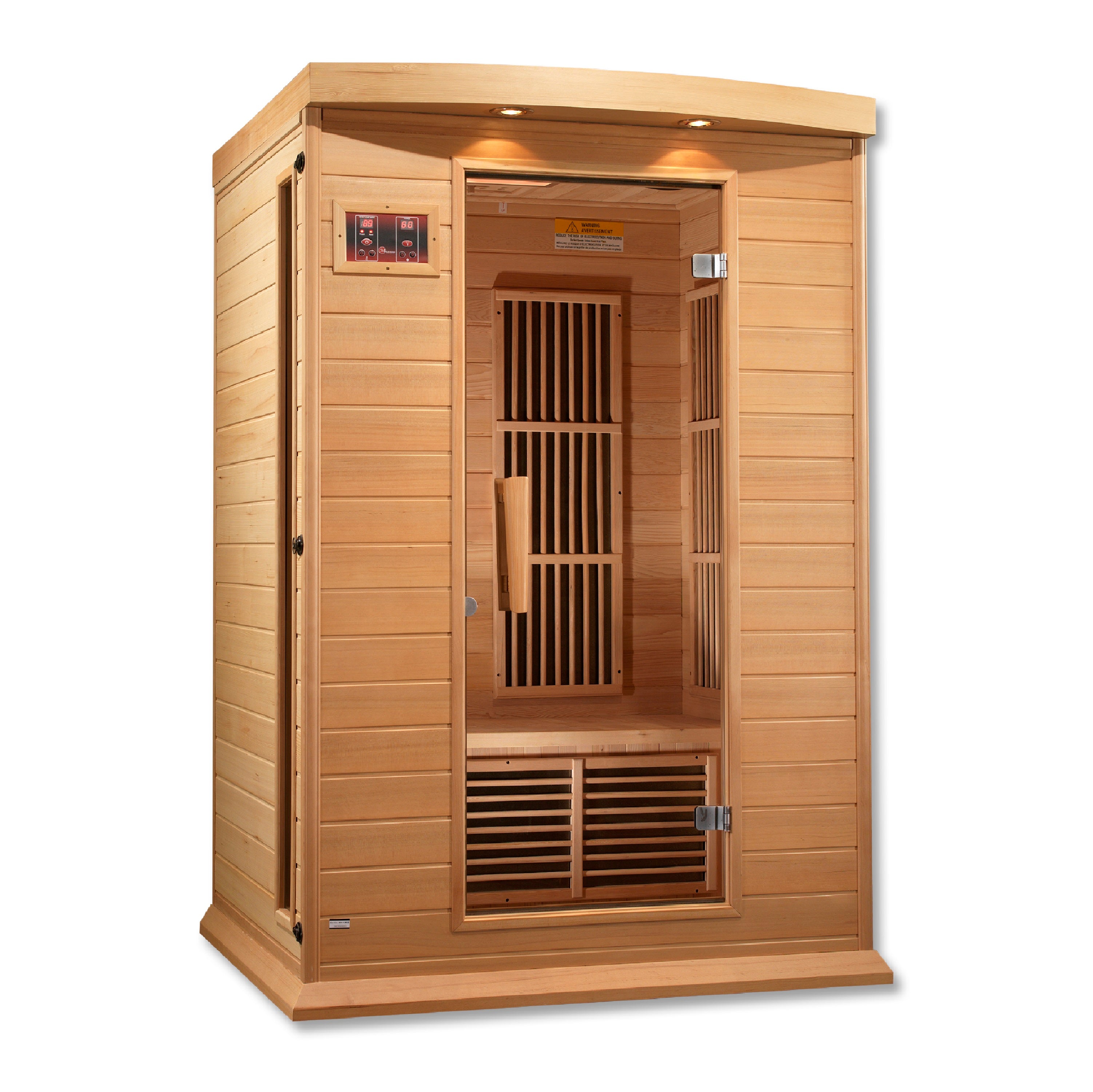 Golden Designs Inc MX-K206-01 Maxxus Low EMF FAR Infrared Sauna Canadian Hemlock