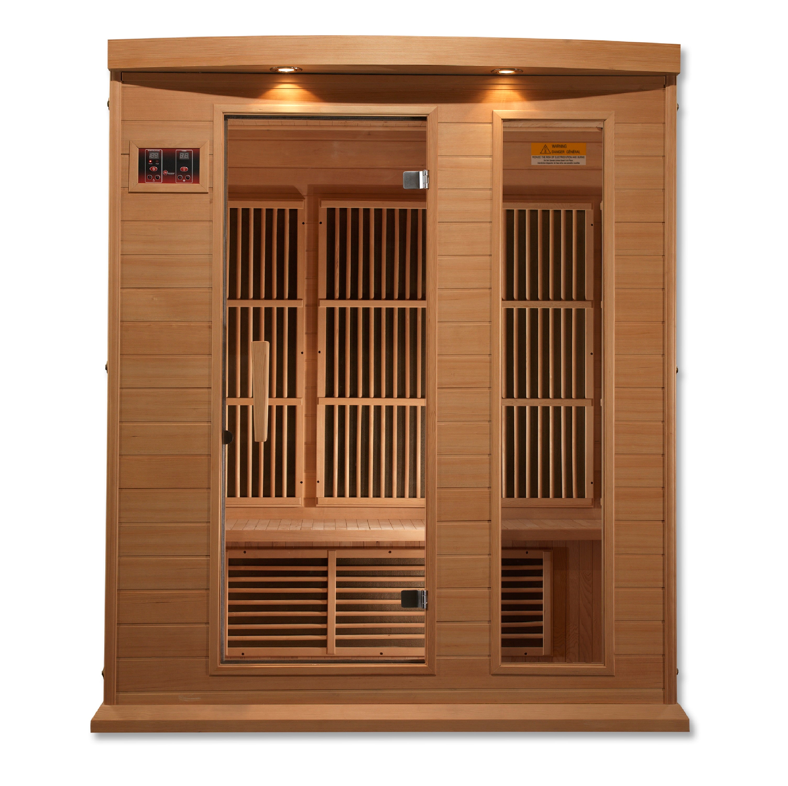 Golden Designs Inc MX-K306-01 Maxxus Low EMF FAR Infrared Sauna Canadian Hemlock