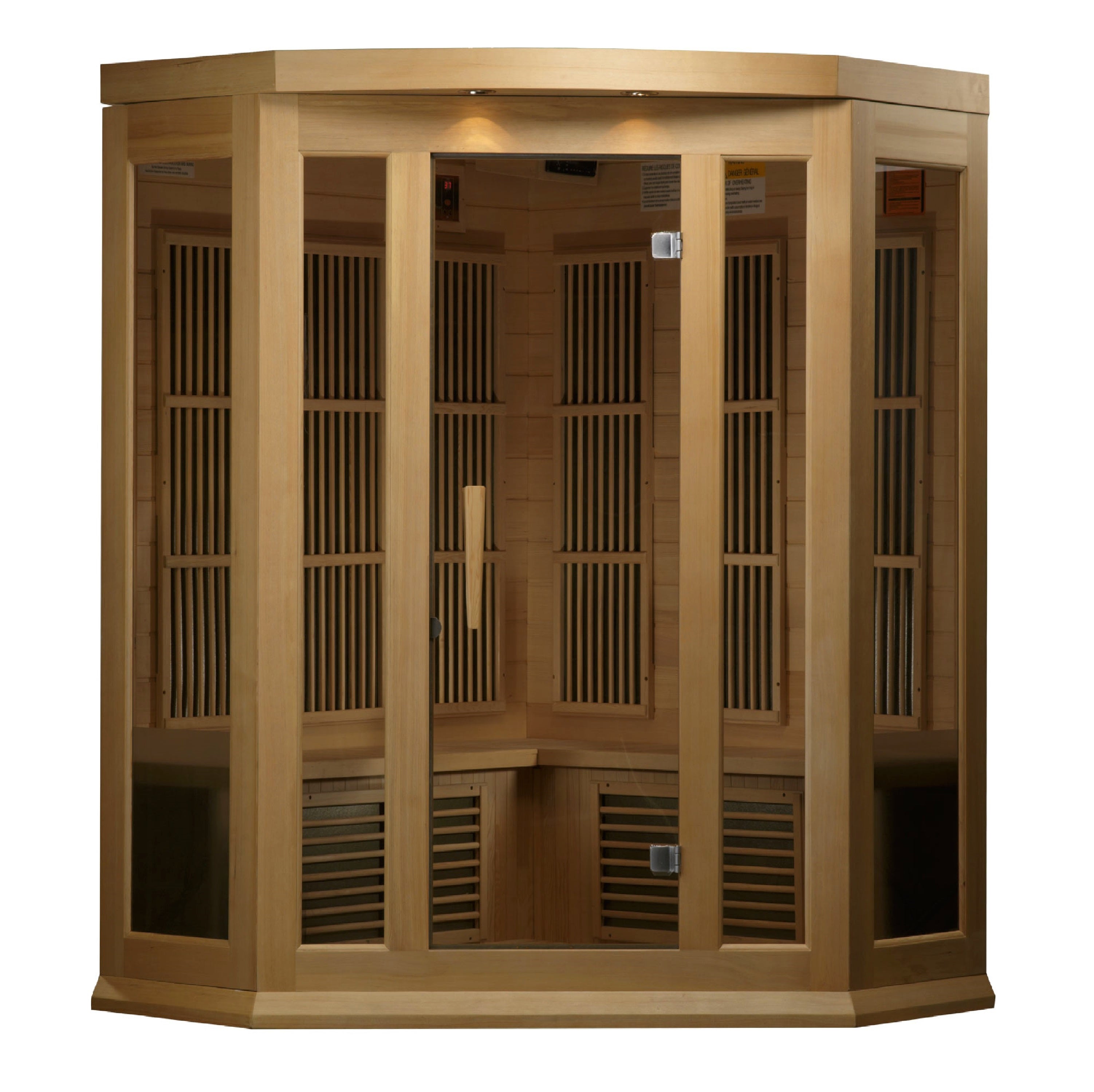 Golden Designs inc MX-K356-01 Maxxus Low EMF FAR Infrared Sauna Canadian Hemlock