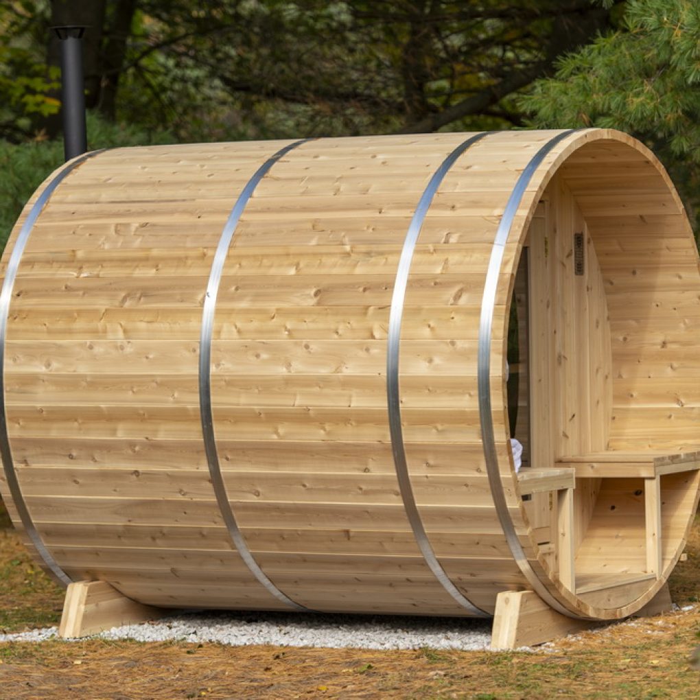 Dundalk Leisurecraft Canadian Timber Serenity 2 to 4 person Eastern White Cedar Sauna