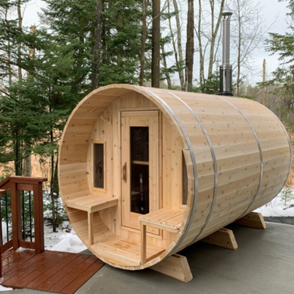 Dundalk Canadian Timber Tranquility Barrel Sauna