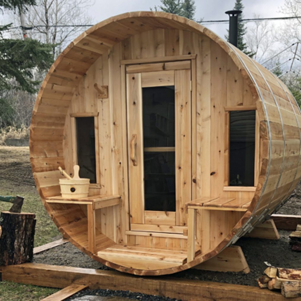 Dundalk Canadian Timber Tranquility Barrel Sauna